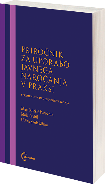 Priročnik za uporabo javnega naročanja v praksi